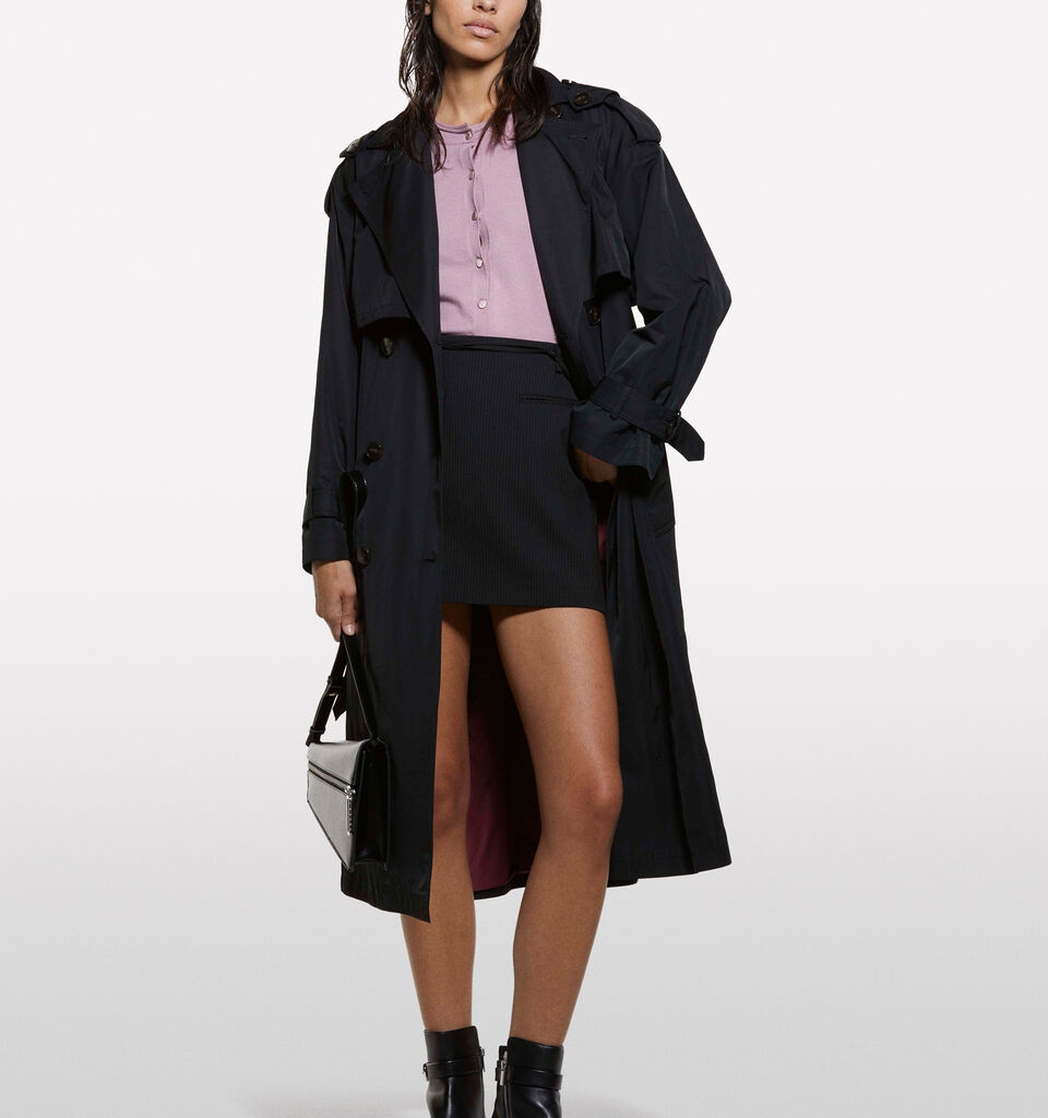 Mauve regular fit cardigan - women's cardigans - Pink | Sisley image number 1